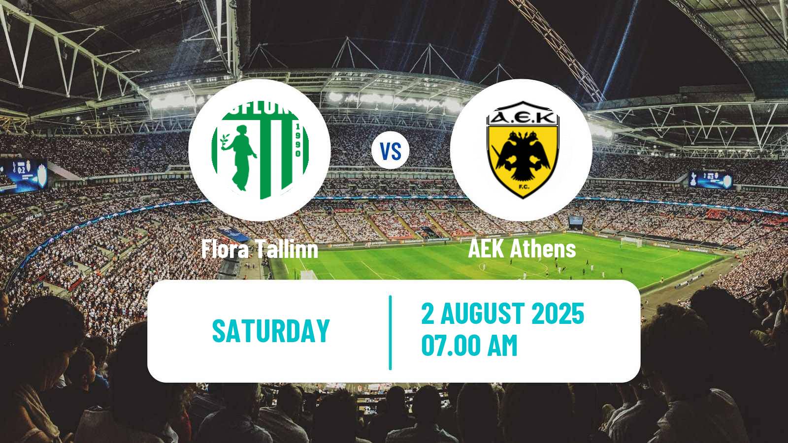 Football UEFA Champions League Women Flora Tallinn - AEK Athens