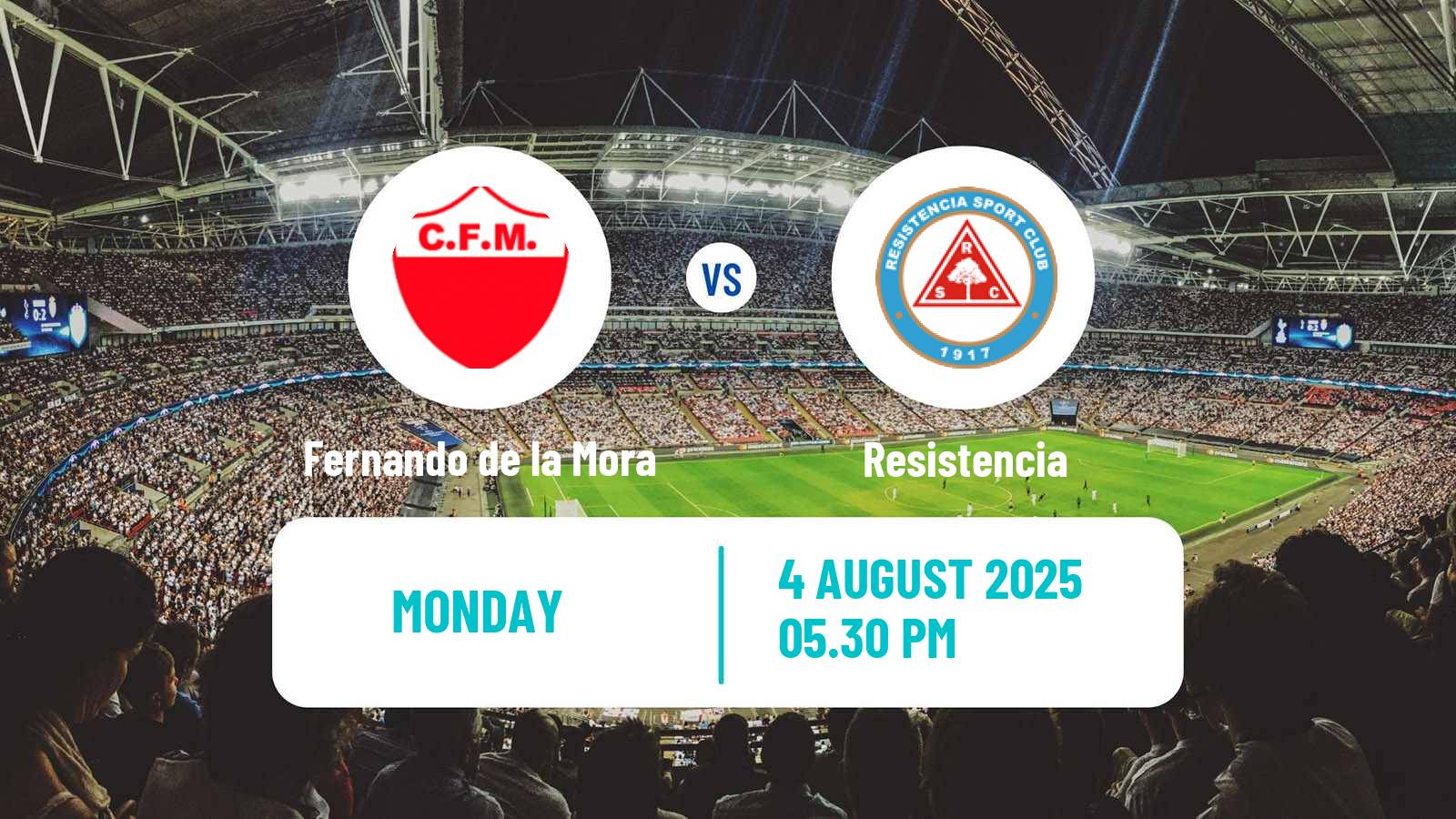 Football Paraguayan Division Intermedia Fernando de la Mora - Resistencia
