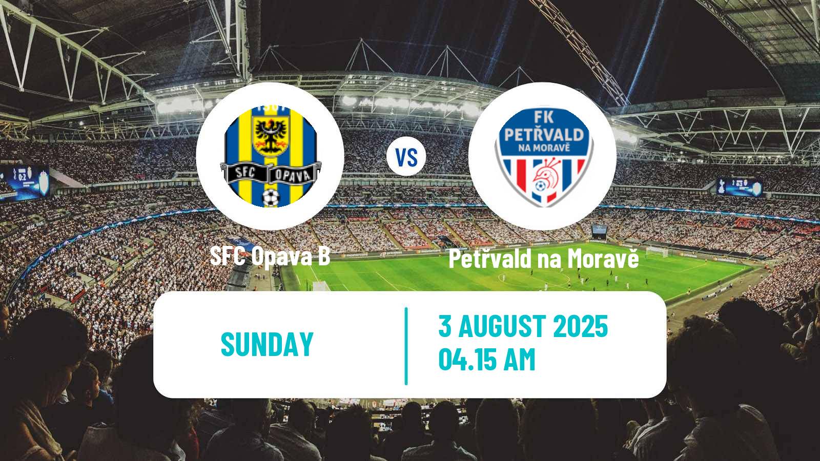 Football Czech Division F Opava B - Petřvald na Moravě