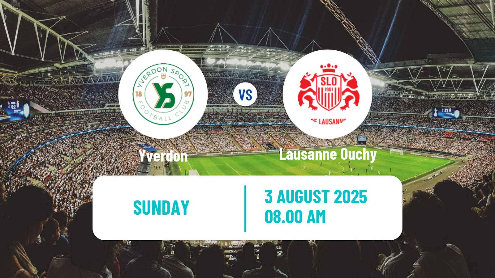 Football Swiss Challenge League Yverdon - Lausanne Ouchy