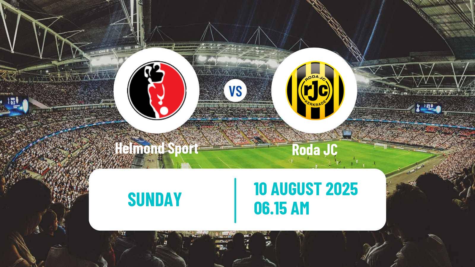 Football Dutch Eerste Divisie Helmond Sport - Roda