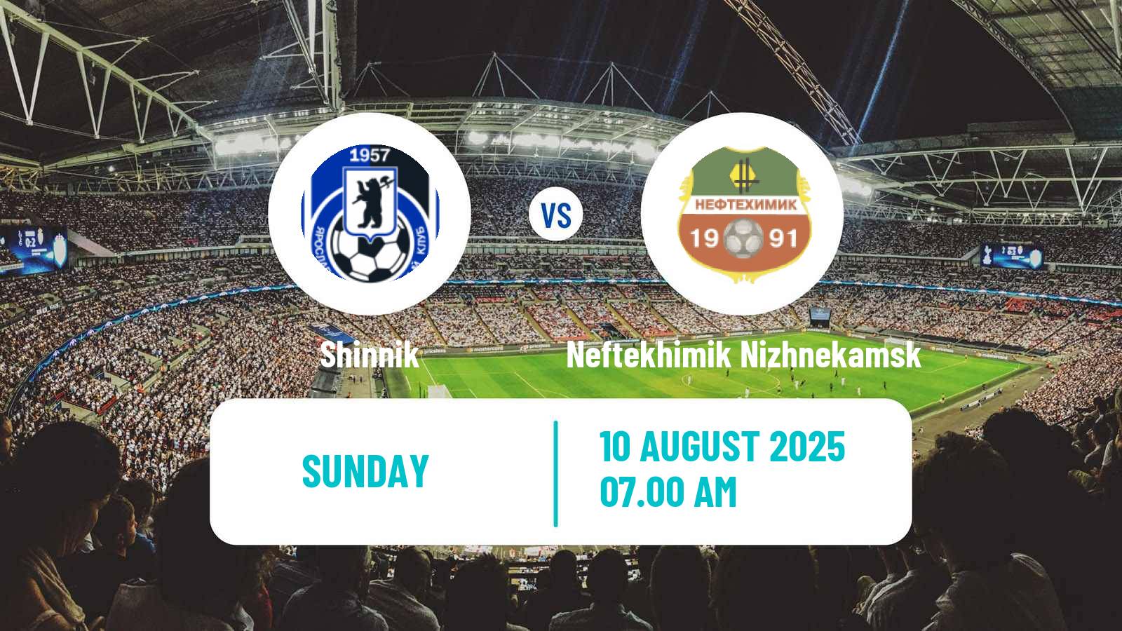 Football Russian FNL Shinnik - Neftekhimik Nizhnekamsk