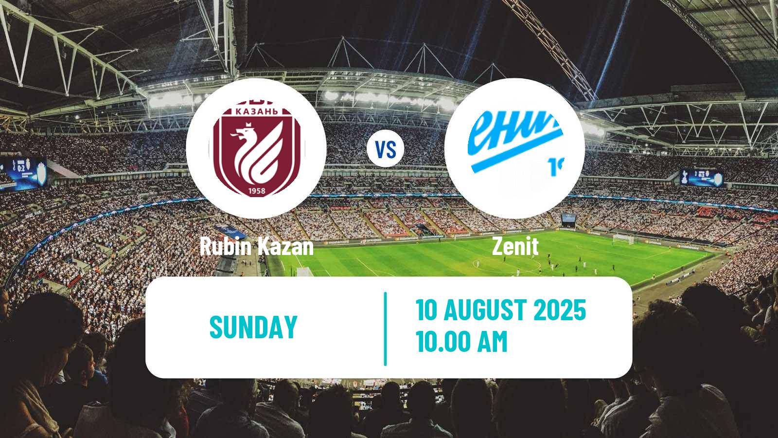 Football Russian Supreme Division Women Rubin Kazan - Zenit