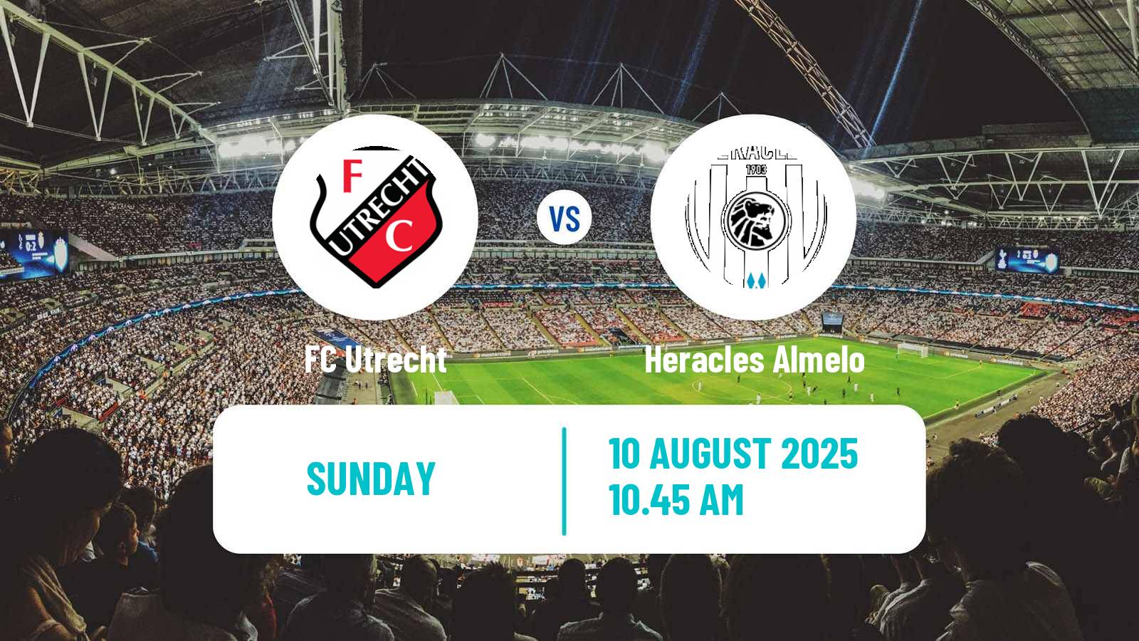 Football Dutch Eredivisie Utrecht - Heracles Almelo