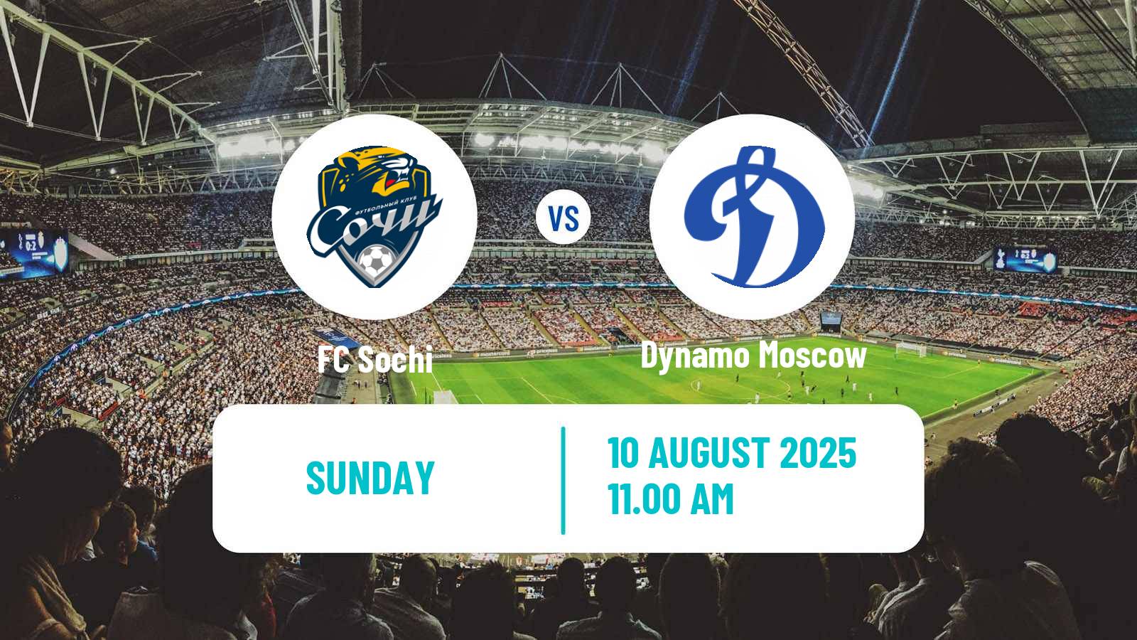 Football Russian Premier League Sochi - Dynamo Moscow