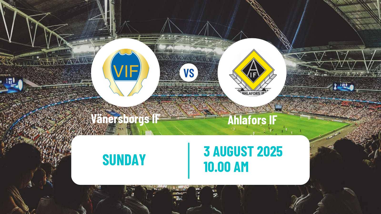 Football Swedish Division 2 - Norra Götaland Vänersborgs IF - Ahlafors