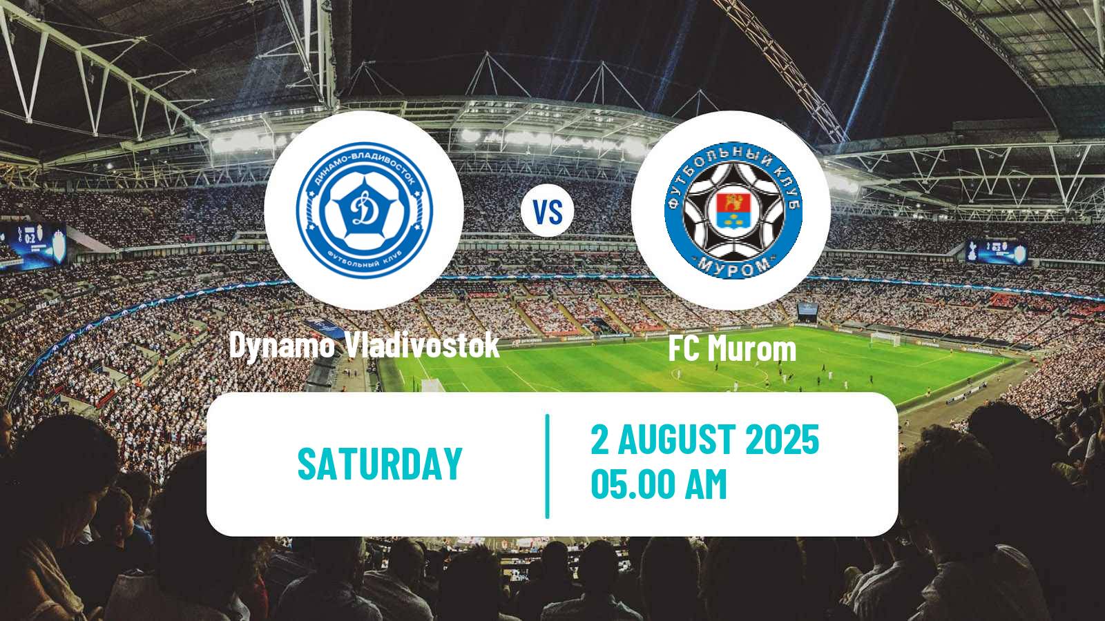 Football Russian FNL 2 Division A Silver Dynamo Vladivostok - Murom