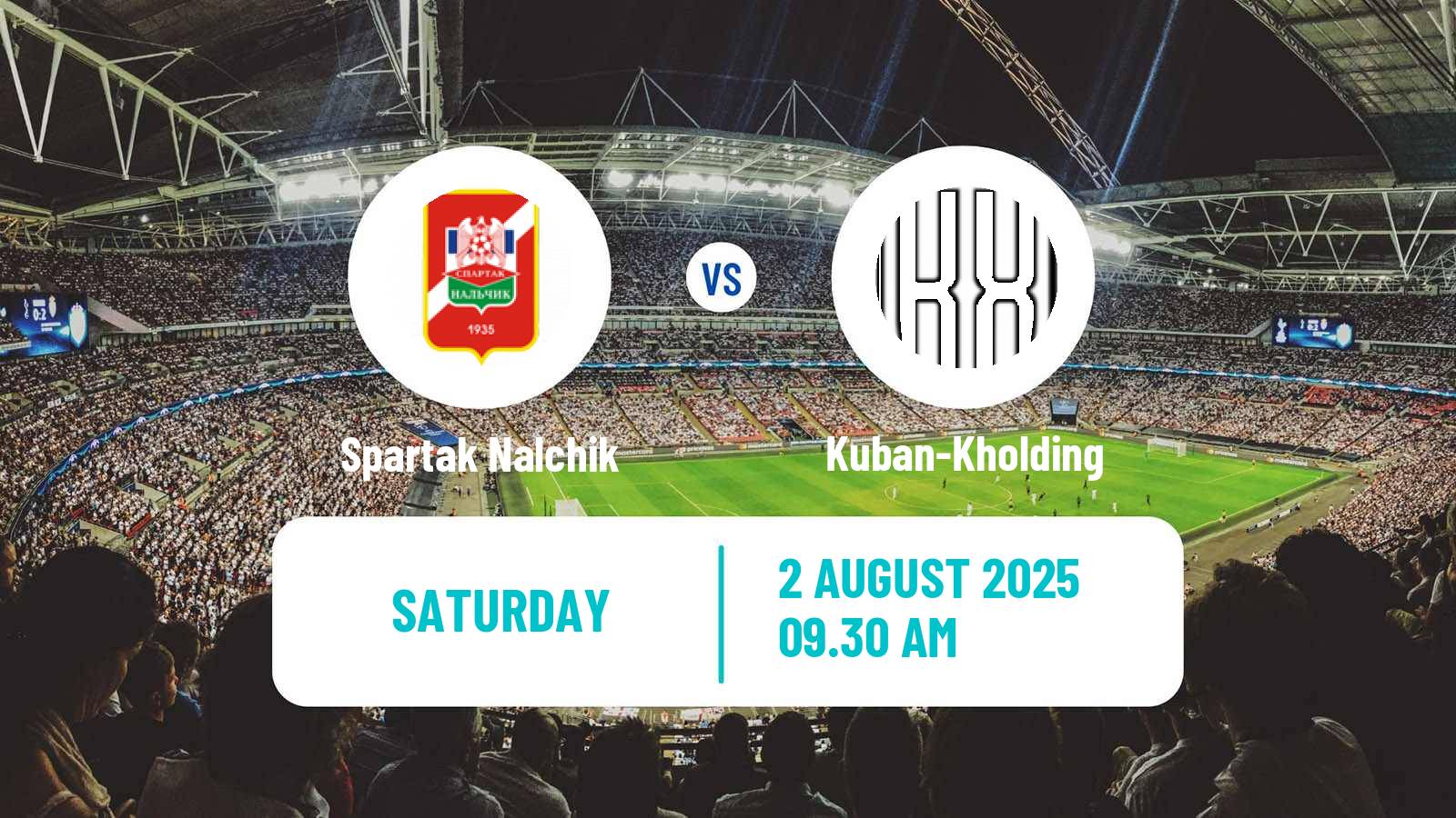 Football FNL 2 Division B Group 1 Spartak Nalchik - Kuban-Kholding