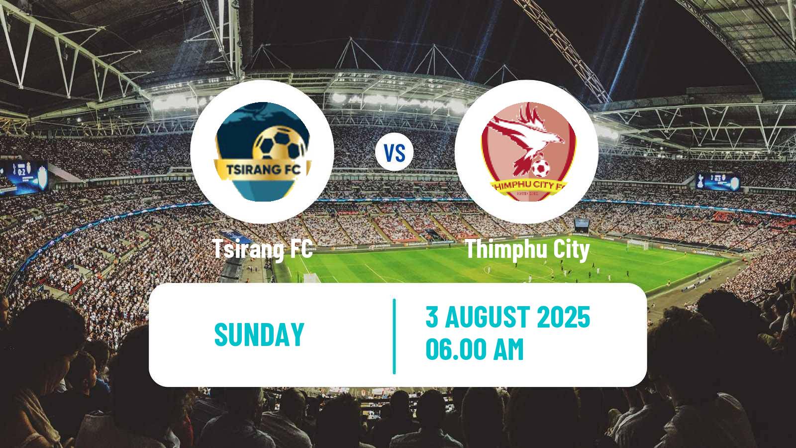 Football Bhutan Premier League Tsirang - Thimphu City