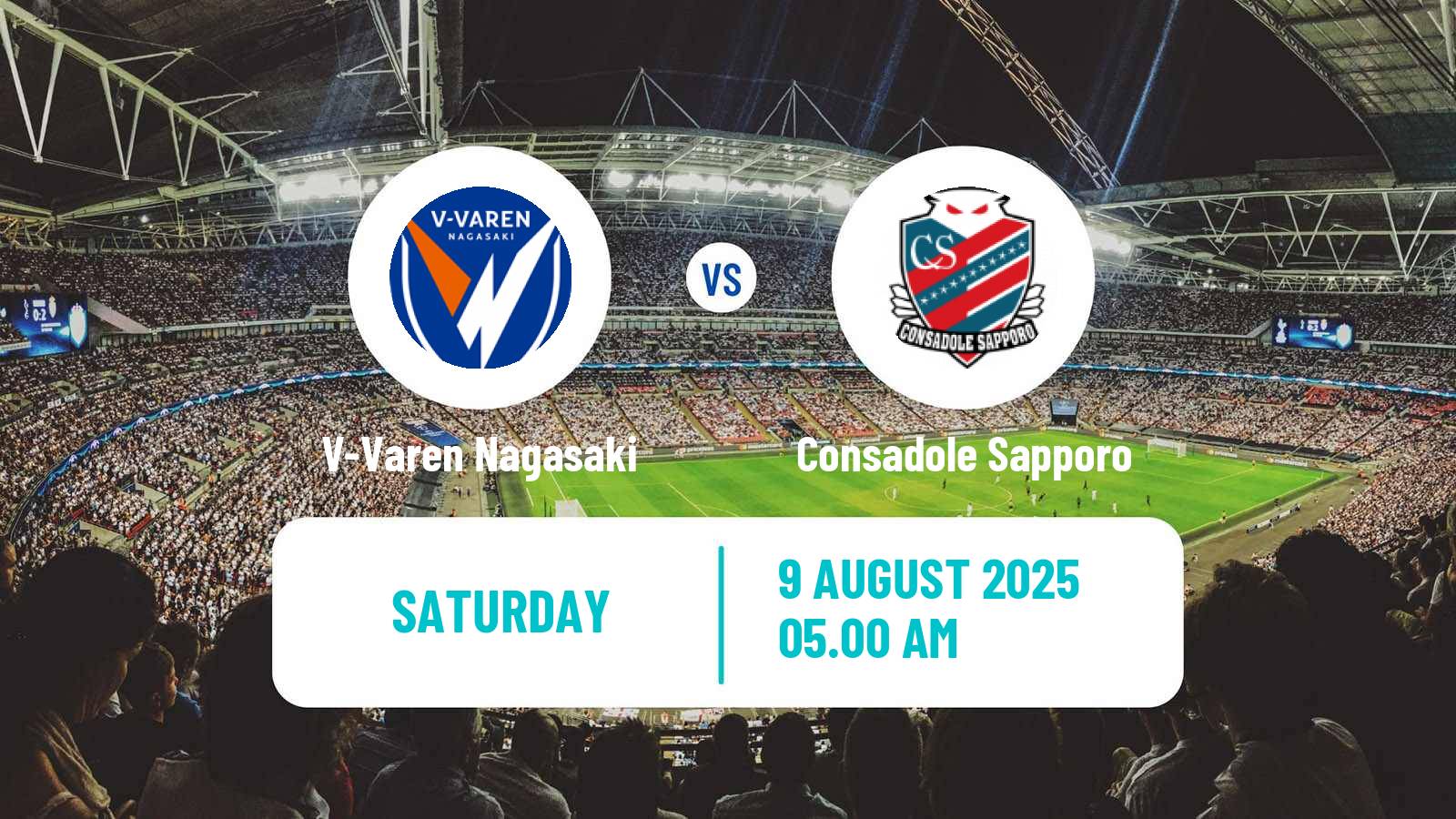 Football Japan J2 League V-Varen Nagasaki - Consadole Sapporo