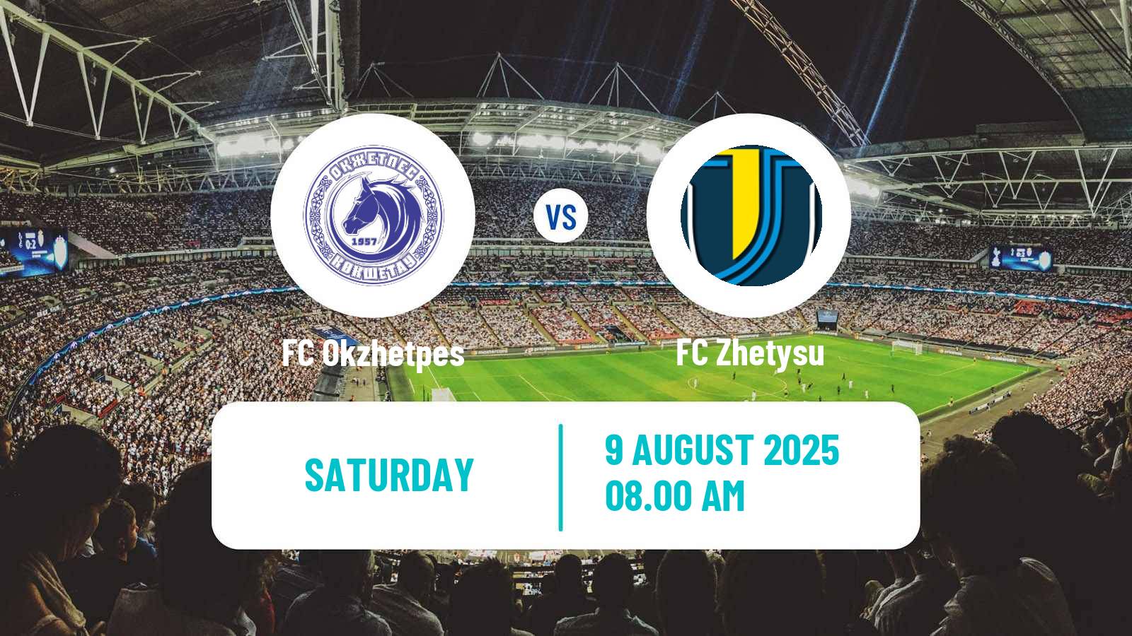Football Kazakh Premier League Okzhetpes - Zhetysu