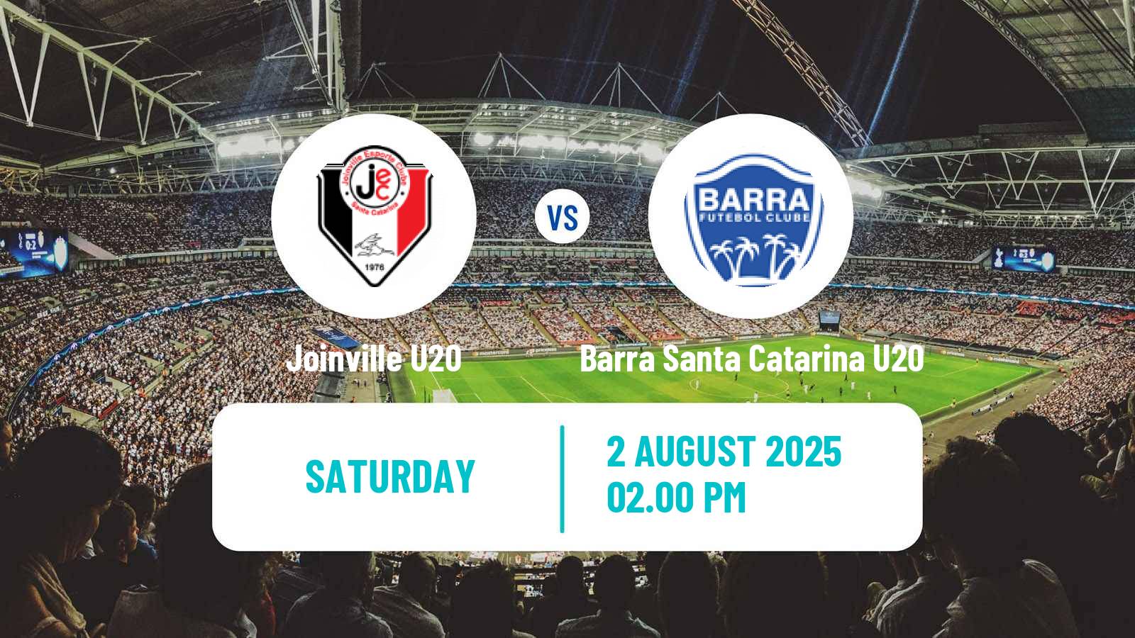 Football Brazilian Catarinense U20 Joinville U20 - Barra Santa Catarina U20