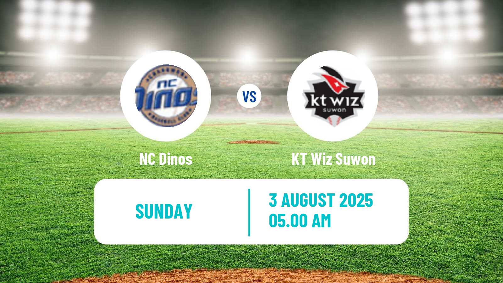 Baseball KBO NC Dinos - KT Wiz Suwon