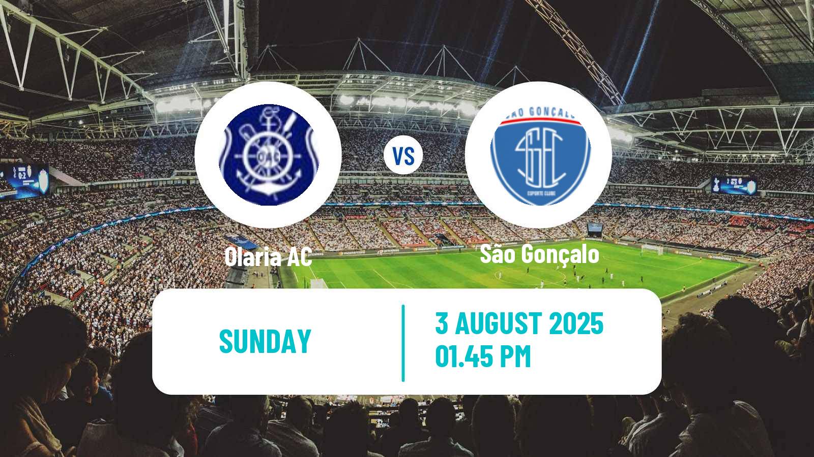 Football Brazilian Campeonato Carioca 2 Olaria - São Gonçalo