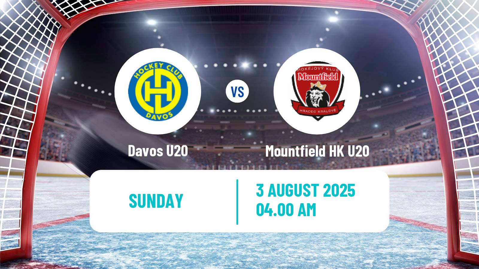 Hockey Club Friendly Ice Hockey Davos U20 - Mountfield HK U20