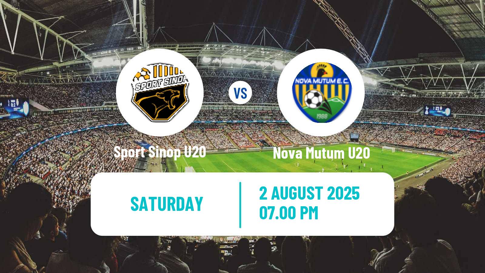 Football Brazilian Matogrossense U20 Sport Sinop U20 - Nova Mutum U20