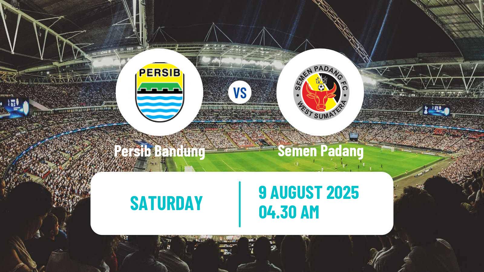 Football Indonesian Liga 1 Persib Bandung - Semen Padang