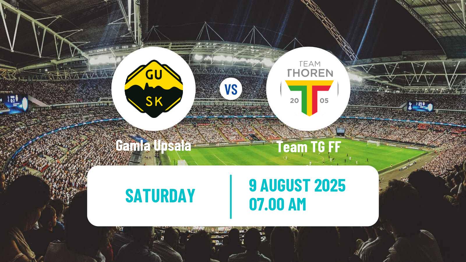 Football Swedish Elitettan Women Gamla Upsala - Team TG FF
