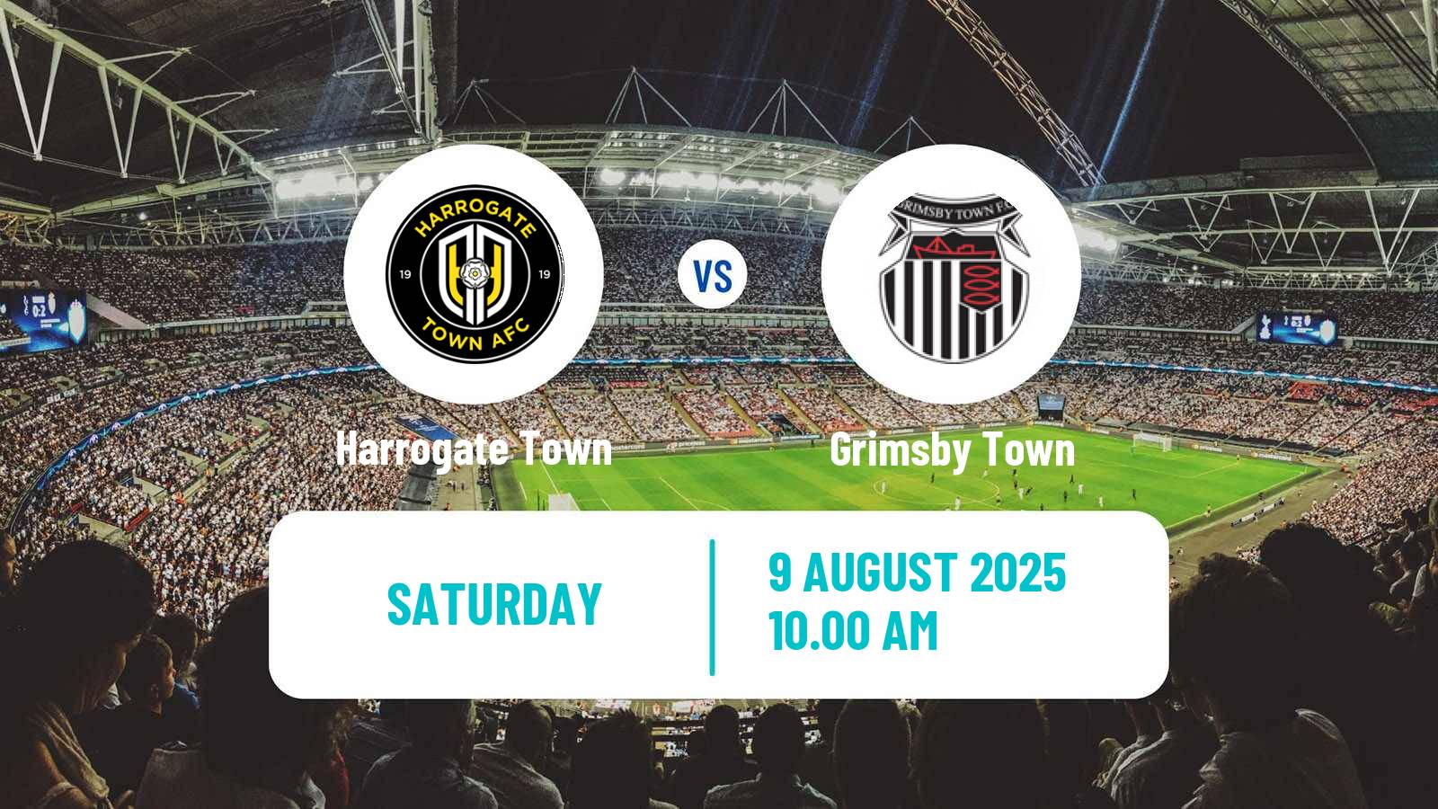 Football English League Two Harrogate Town - Grimsby Town
