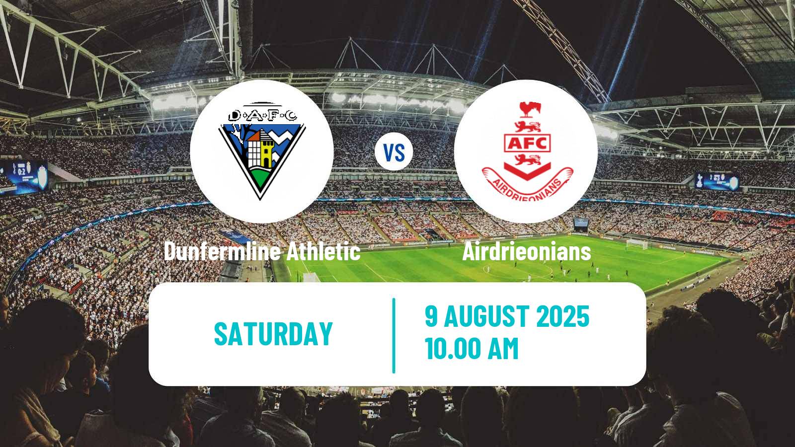 Football Scottish Football Championship Dunfermline Athletic - Airdrieonians