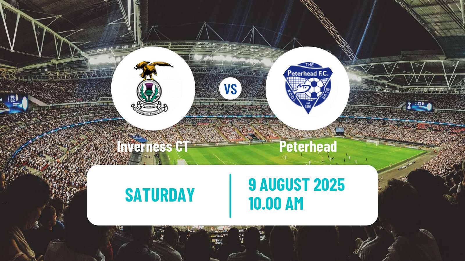 Football Scottish League One Inverness - Peterhead