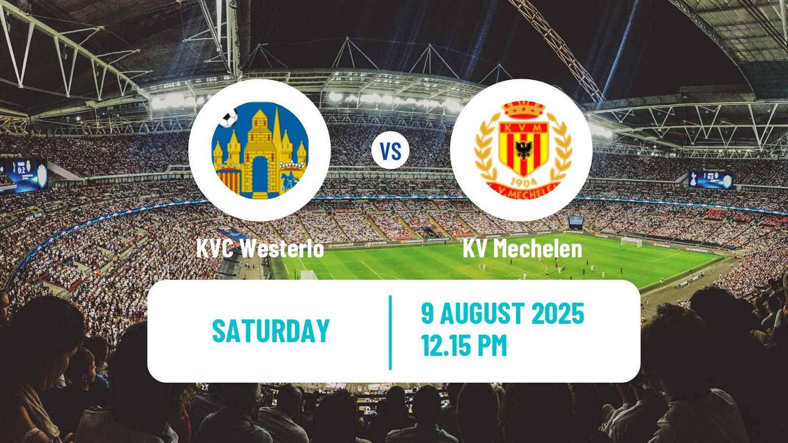 Football Belgian Jupiler Pro League Westerlo - KV Mechelen