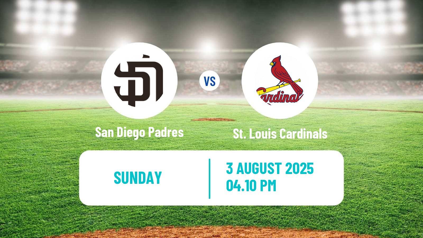 Baseball MLB San Diego Padres - St. Louis Cardinals