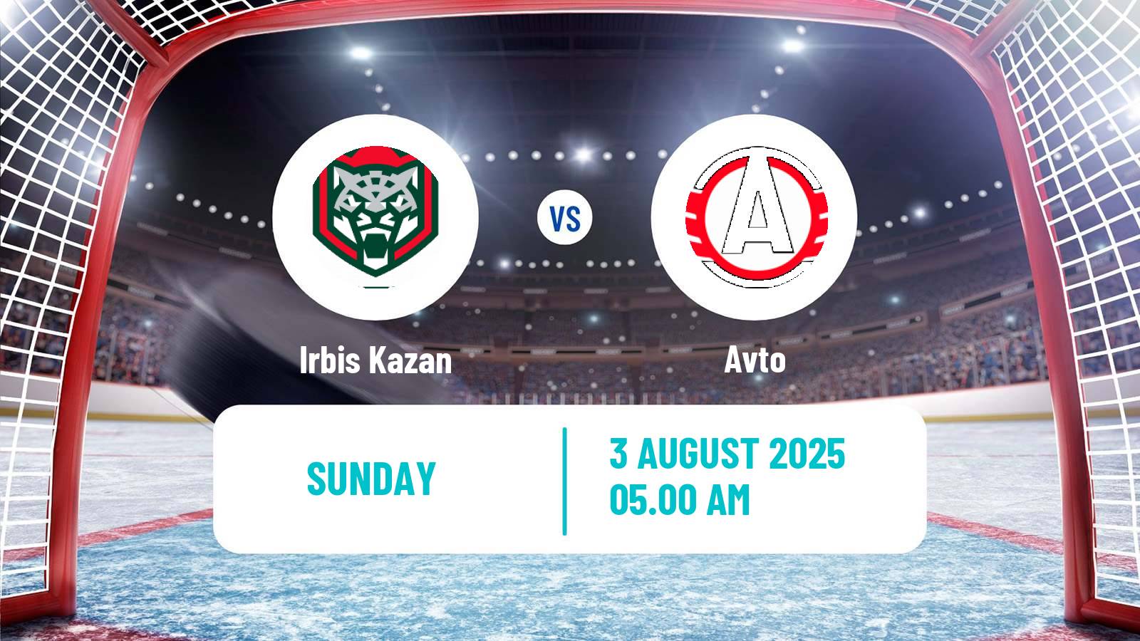 Hockey Club Friendly Ice Hockey Irbis Kazan - Avto
