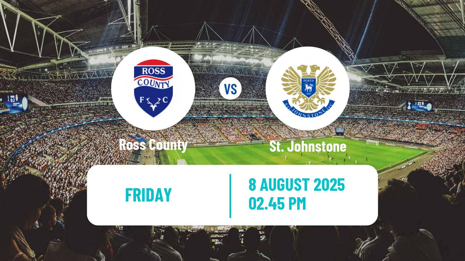 Football Scottish Football Championship Ross County - St. Johnstone