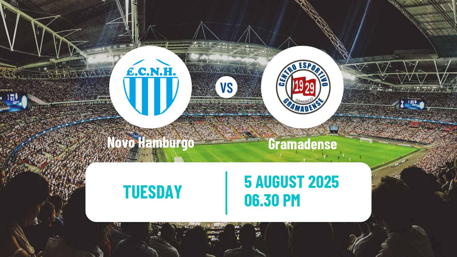 Football Brazilian Campeonato Gaucho 2 Novo Hamburgo - Gramadense