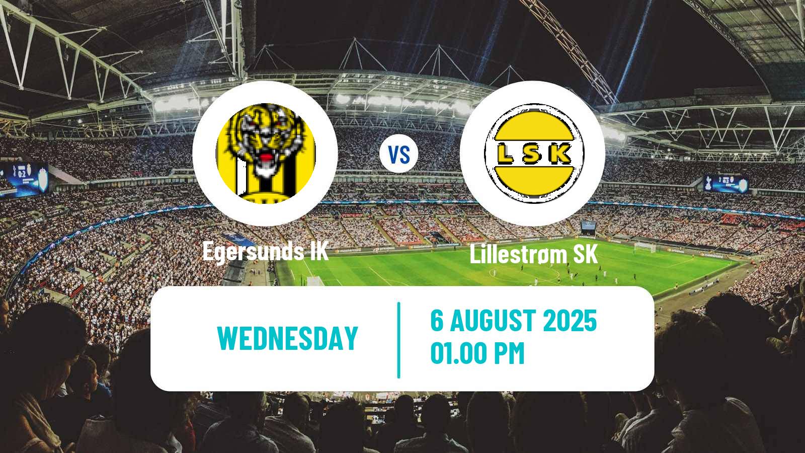 Football Norwegian Adeccoligaen Egersund - Lillestrøm SK