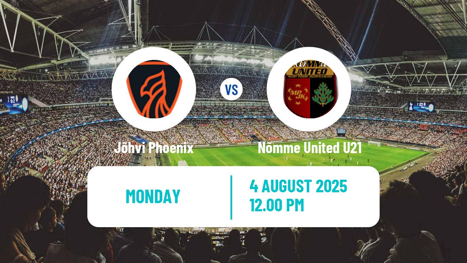Football Estonian Esiliiga B Jõhvi Phoenix - Nõmme United U21