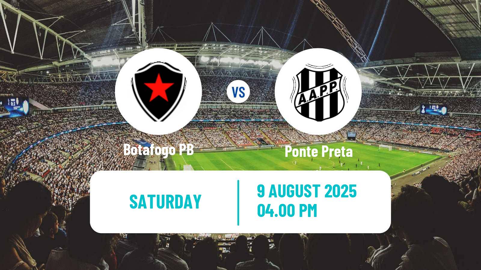 Football Brazilian Serie C Botafogo PB - Ponte Preta