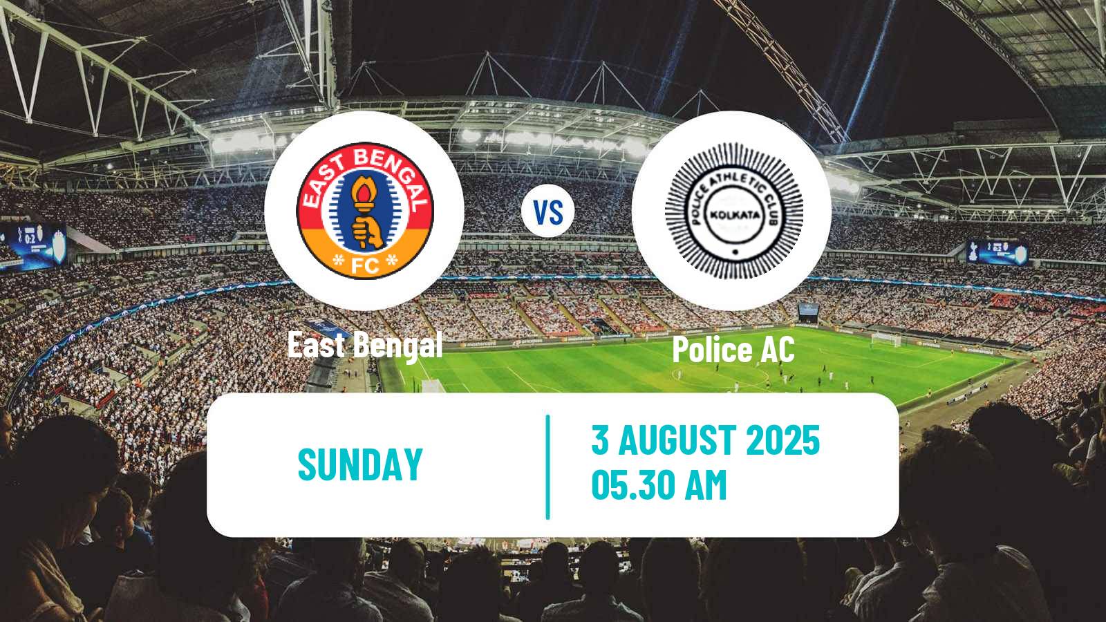 Football Calcutta Premier Division East Bengal - Police AC