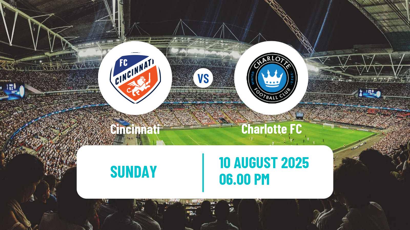 Football MLS Cincinnati - Charlotte