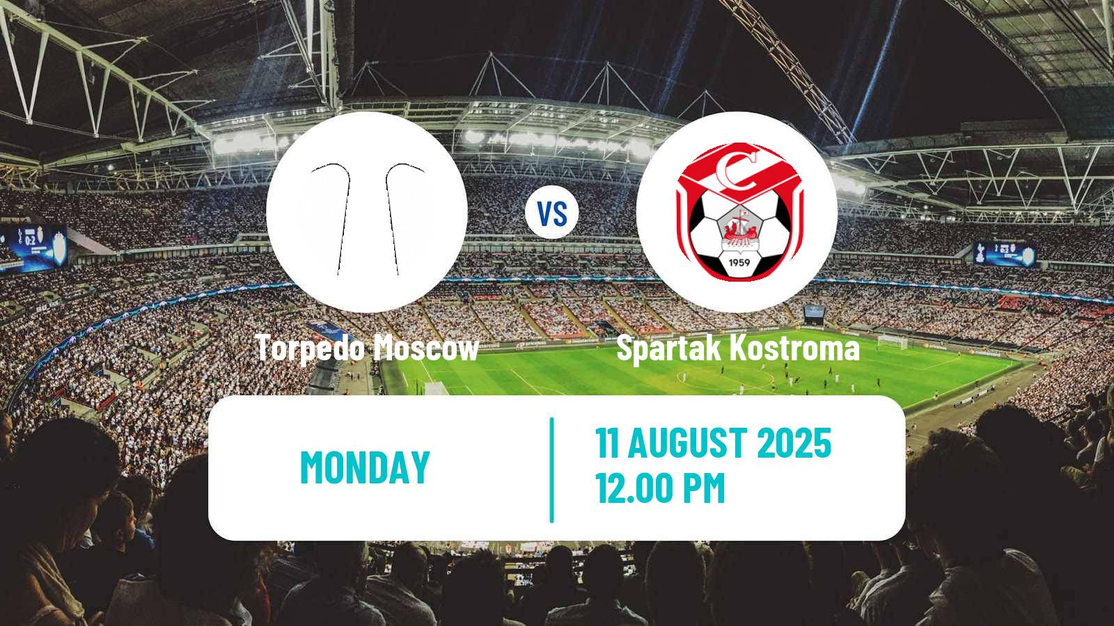 Football Russian FNL Torpedo Moscow - Spartak Kostroma