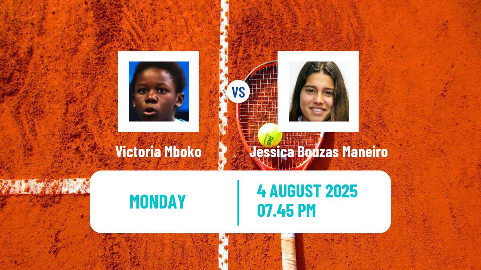 Tennis WTA Montreal Victoria Mboko - Jessica Bouzas Maneiro