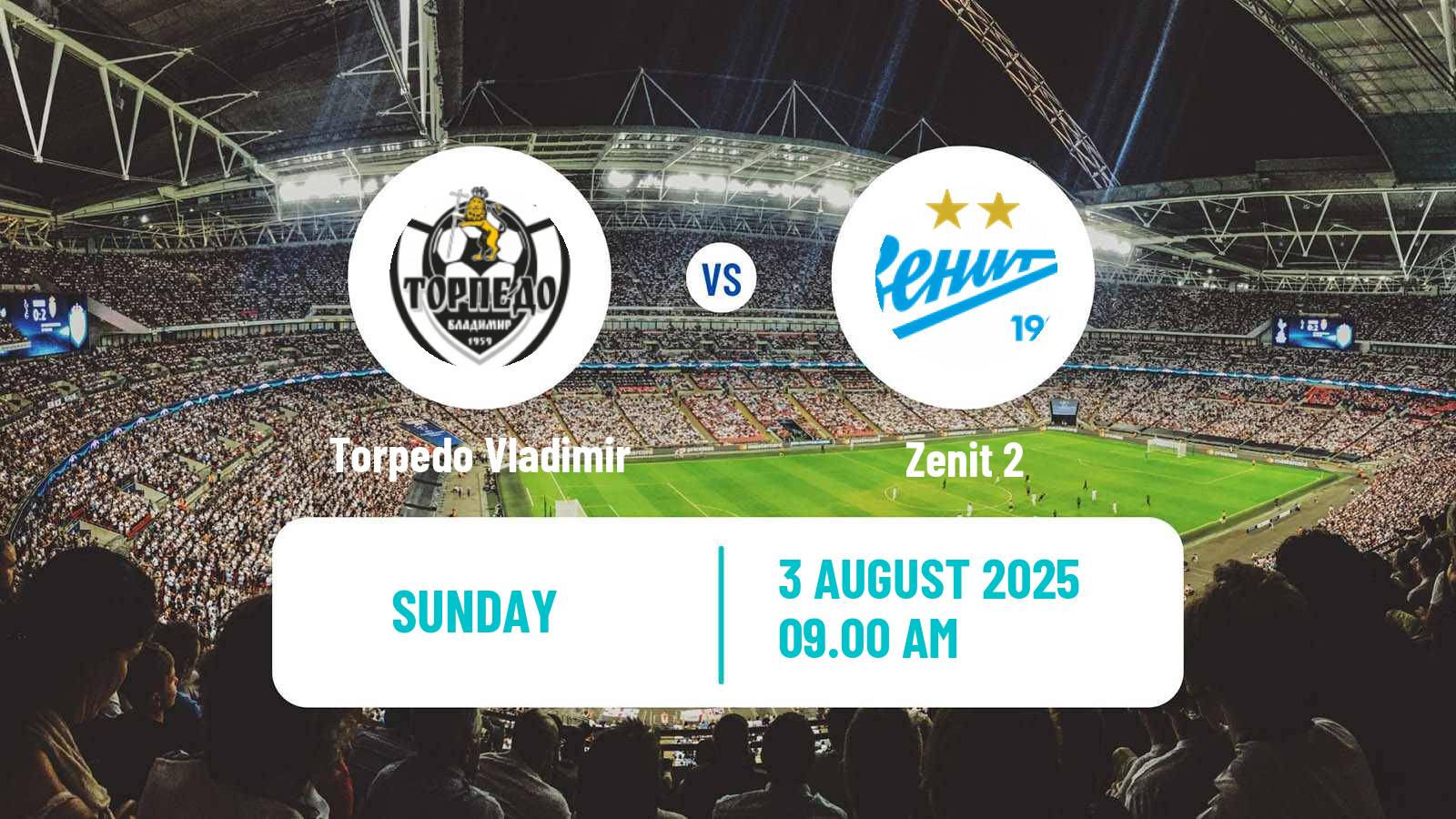 Football FNL 2 Division B Group 2 Torpedo Vladimir - Zenit 2
