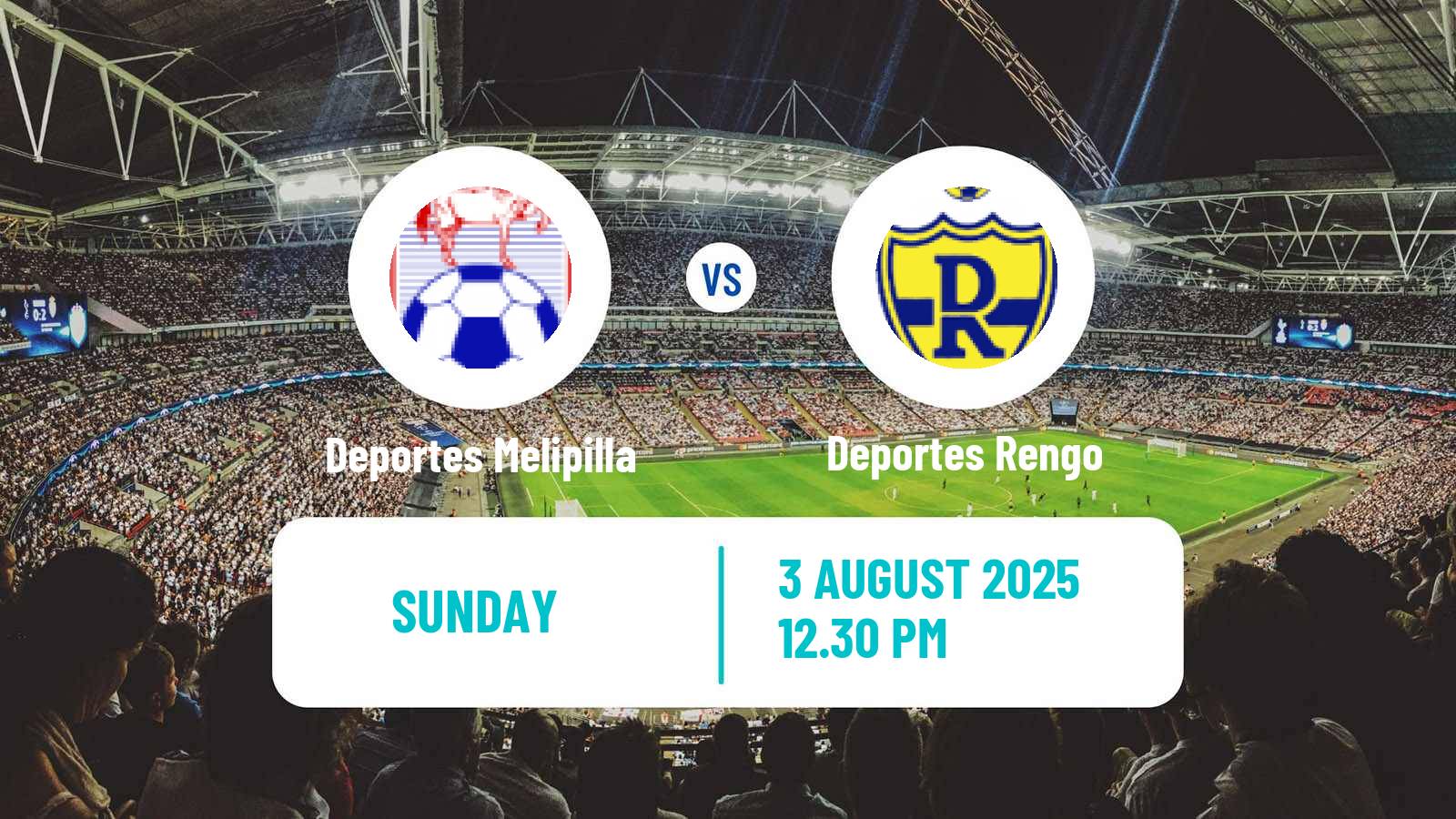 Football Chilean Segunda Division Deportes Melipilla - Deportes Rengo