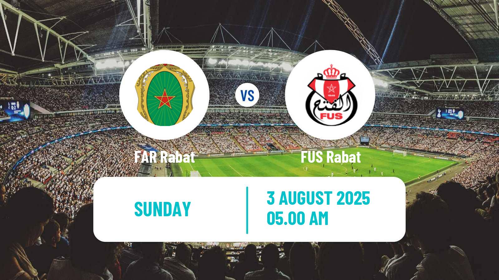 Football Club Friendly FAR Rabat - FUS Rabat