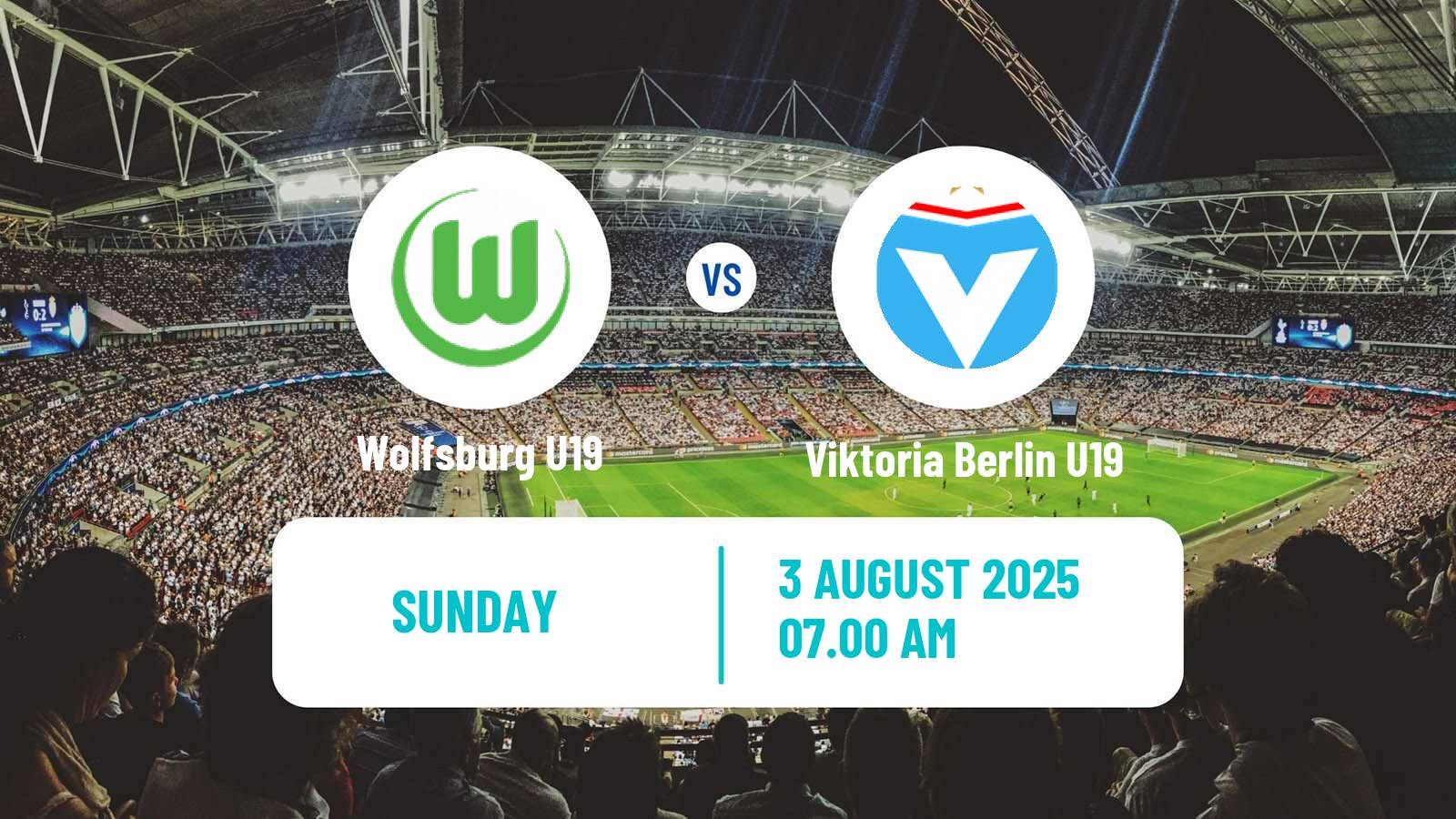 Football German DFB Youth League Wolfsburg U19 - Viktoria Berlin U19