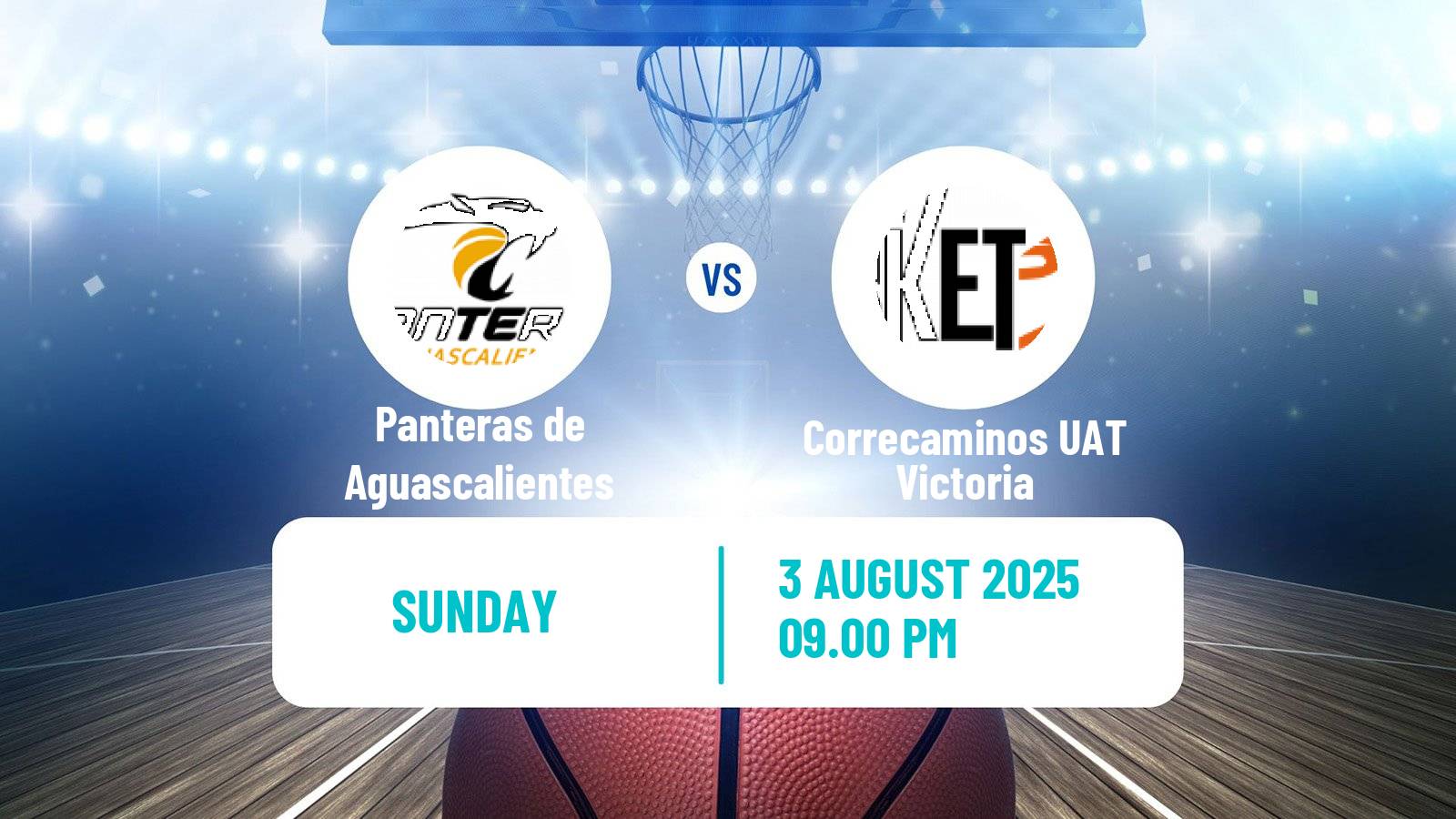 Basketball Mexican LNBP Panteras de Aguascalientes - Correcaminos UAT Victoria