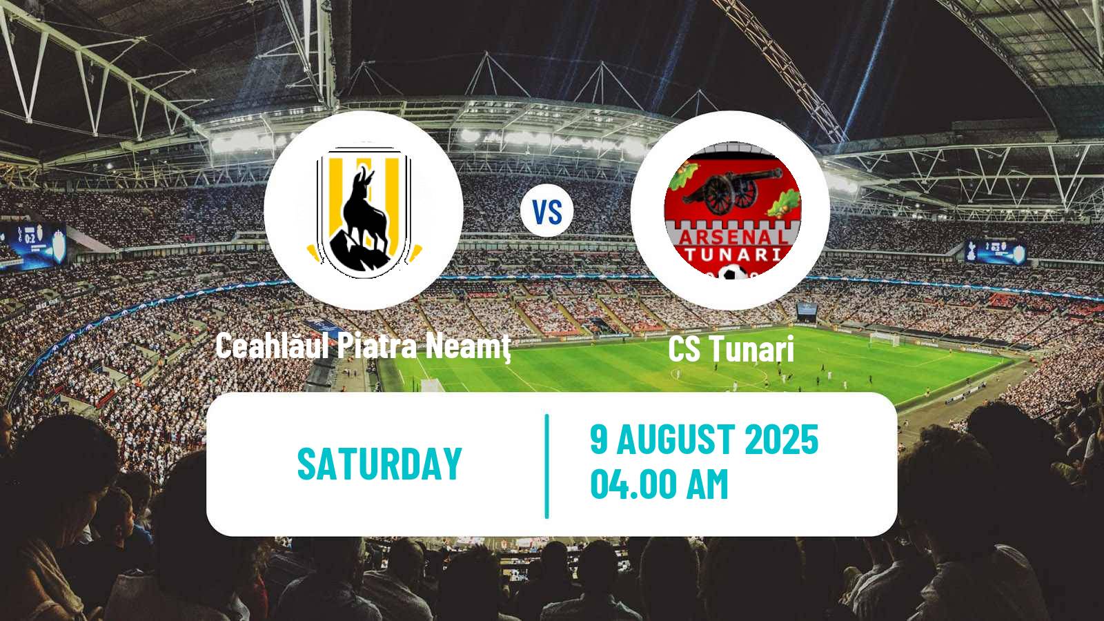 Football Romanian Division 2 Ceahlăul Piatra Neamţ - Tunari