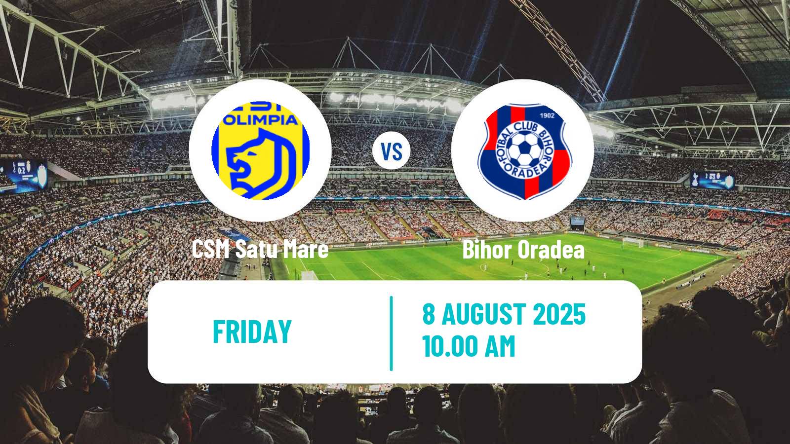 Football Romanian Division 2 CSM Satu Mare - Bihor Oradea