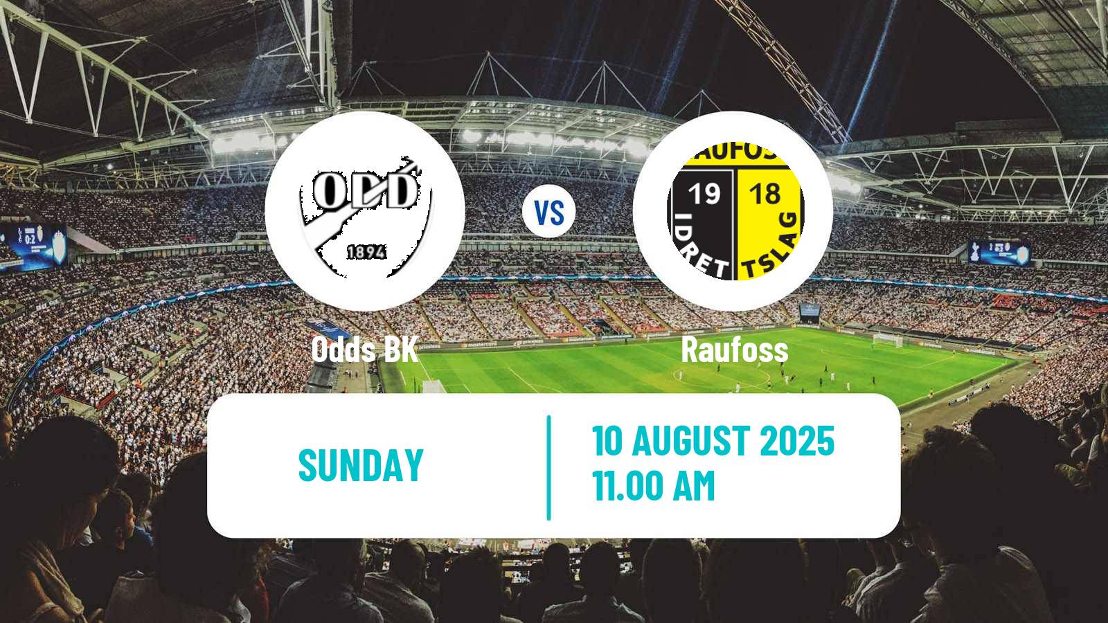 Football Norwegian Adeccoligaen Odd - Raufoss
