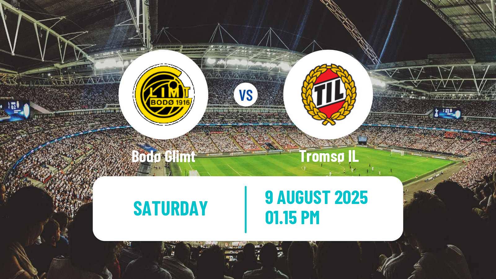Football Norwegian Eliteserien Bodø Glimt - Tromsø