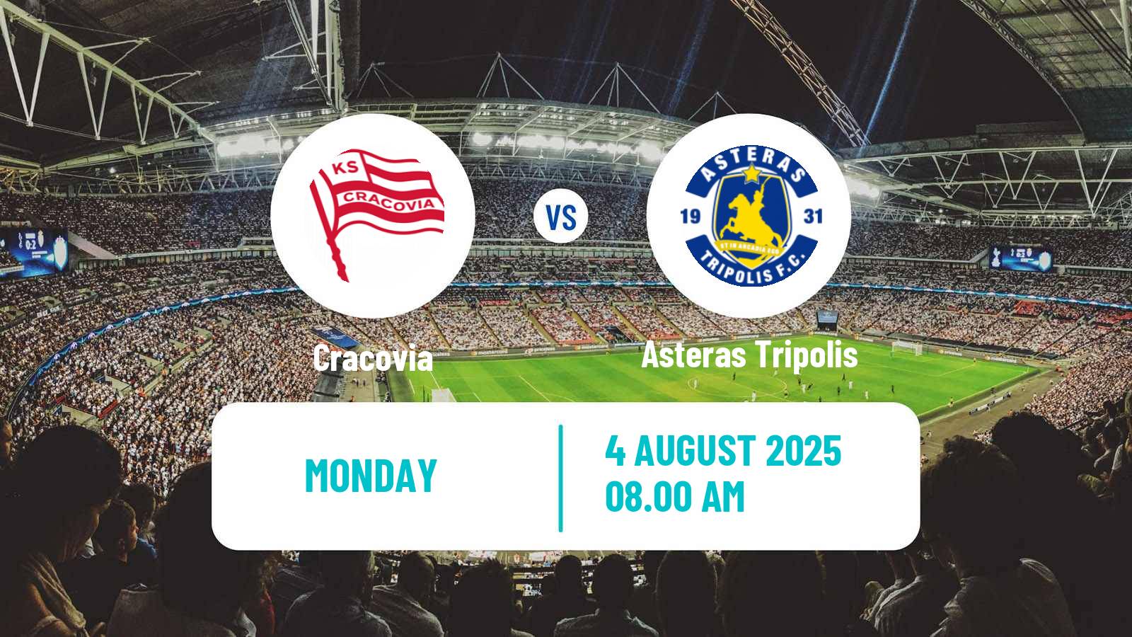 Football Club Friendly Cracovia - Asteras Tripolis