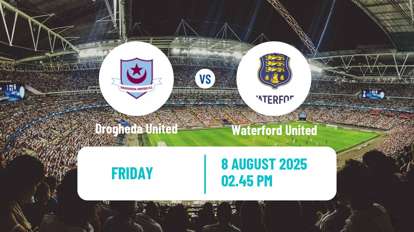Football Irish Premier Division Drogheda United - Waterford United