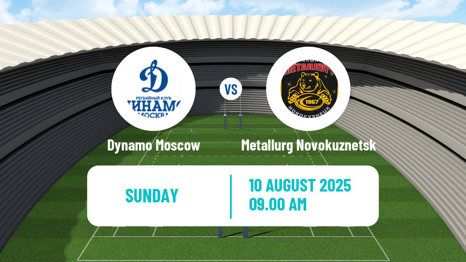 Rugby union Russian Premier League Rugby Dynamo Moscow - Metallurg Novokuznetsk