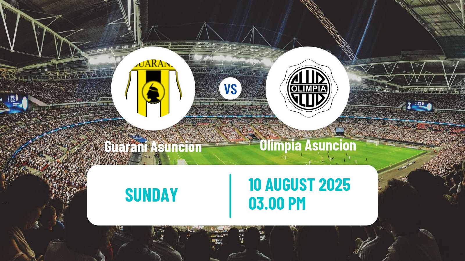 Football Paraguayan Primera Division Guaraní Asuncion - Olimpia Asuncion